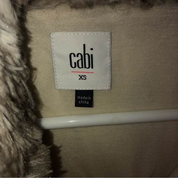 Cabi Aspen Faux Fur Vest - Picture 3 of 5